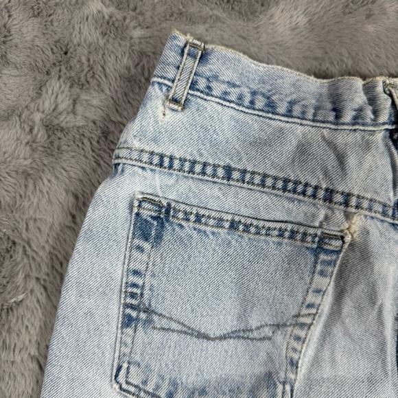 Chic Blue High Rise Tapered Jeans Vintage Look - Picture 13 of 14